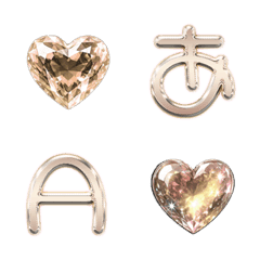 COLOR MULTI HEARTS 22
