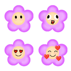 Purple flower emoji v1