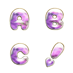 cyber purple metal full ENG words