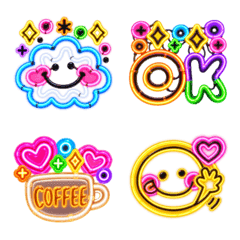 colorful neon REAL