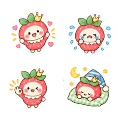 Strawberry Princess Emoji