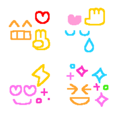 平成風♡表情デコ絵文字
