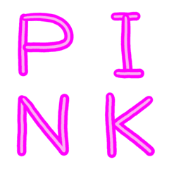 PINK/NUMBER/ALPHABET