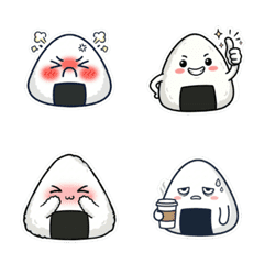 Super delicious triangular rice balls