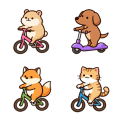 可愛動物一起運動囉-咖啡色2