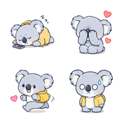 圓圓無尾熊｜雨天沒帶傘 LINE商品圖片