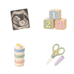 新米ママの育児絵文字
