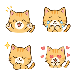 Red Tabby Cat: Daily Emoji