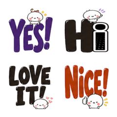Easy Daily English Phrases Emoji Set
