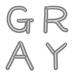 GRAY/NUMBER/ALPHABET