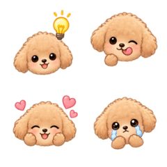 Toy Poodle LINE stickers