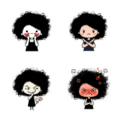 Keep Smiling: Curly Girl's Joyful Spark