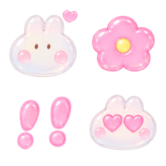 Cute rabbit emoji for you