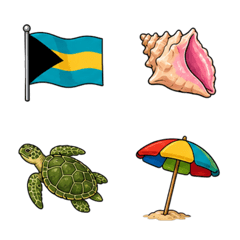 Bahama (40 emoji)