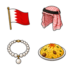 Bahrain (40 emoji)