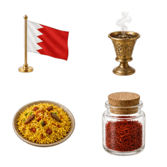Bahrain 3D (40 emoji)