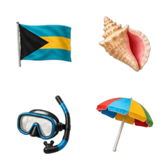 Bahama 3D (40 emoji)