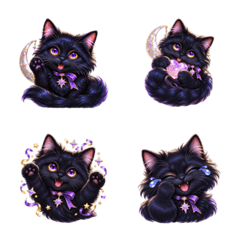 月夜の黒猫 Lunar Black Cat