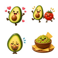 Cute Avocado Friends