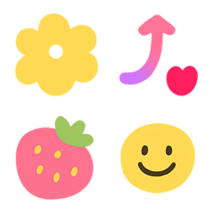 Rough pop emoji
