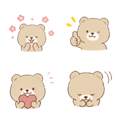 Fluffy Bear  Cute & Cozy Everyday Emojis