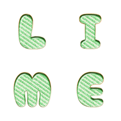 lime green stripe full english POP