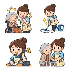 Warm Caregiving Life Emojis