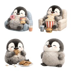 Fluffy and cozy weather / Penguin