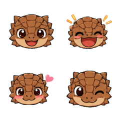 Armadillotokage Animated Face Emoji