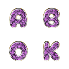 dark purple diamond full english POP