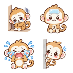 負面表情符號：“小猴子”