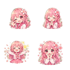 櫻花美少女・春日浪漫問候