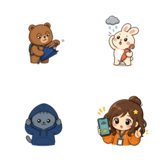 Pai Pai Sudden Shower Emoji