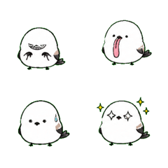 Weirdly Cute Shimaenaga Emojis