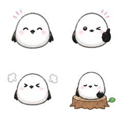 Simple Long-tailed Tit Emoji