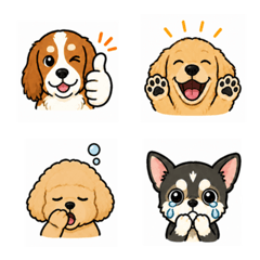 Lovely Hand Drawn DOG Emoji