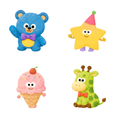 Cute Colorful Friends