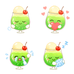 Kawaii melon soda froat Emoji