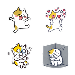 極簡魔性小花貓