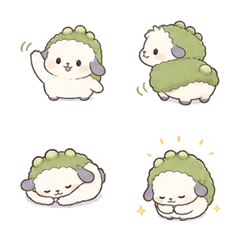 苔毯羊｜安穩陪伴反應 LINE商品圖片