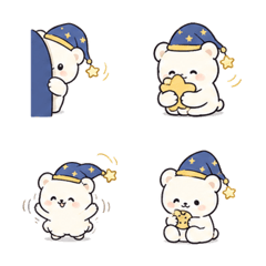 星帽小熊｜夢幻情緒回覆 LINE商品圖片