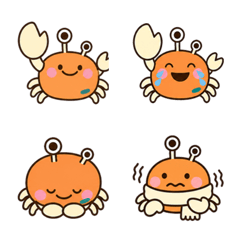 Apricot Baby Crab Daily Emoji