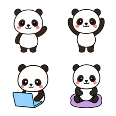 Milky Baby Panda Daily Emoji