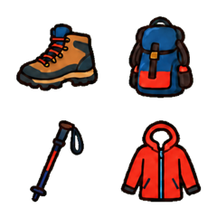 Mountain Hiking Animated Emoji
