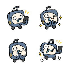 歪輪行李箱章魚｜日常搞怪回應