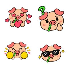 buta29 Cute Pig Emoji