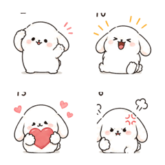 Floppy-Eared Bunny Emojis
