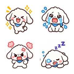 A white fluffy dog