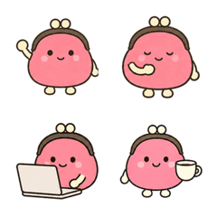 Rose Clasp Purse Daily Reply Emoji