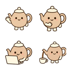 Milk Tea Teapot Daily Comfort Emoji